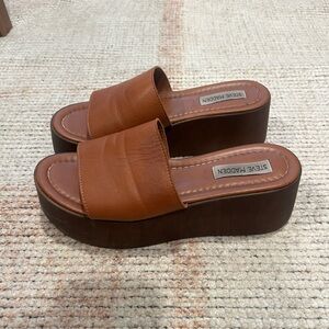 Steve Madden Women's Brown Platform Sandals
